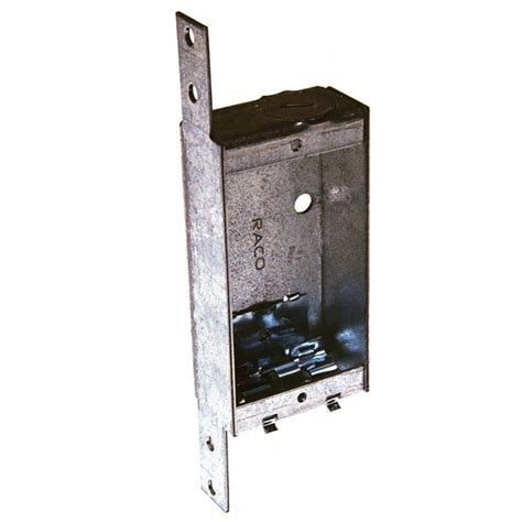 single gang steel switch box mc clamps|Hubbell WIRING523 662175 Switch Box, Gang.